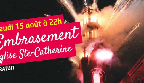 15 août : le clocher s'embrase ! 15 août : le clocher s'embrase !